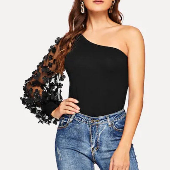 One Shoulder Sheer Top SPRING PREVIEW! - Picture 4 of 8